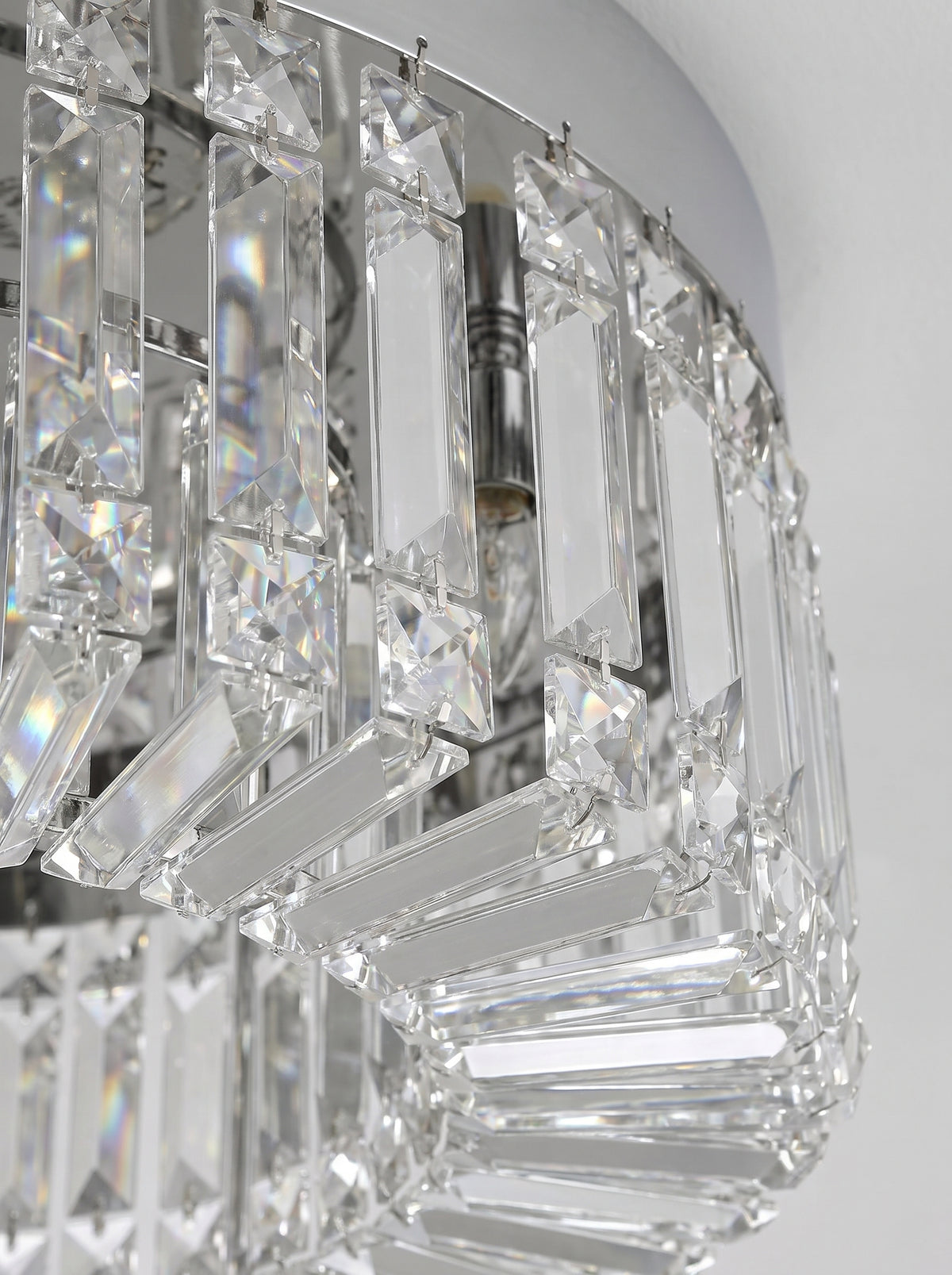 Prisme Round Flush Ceiling Light